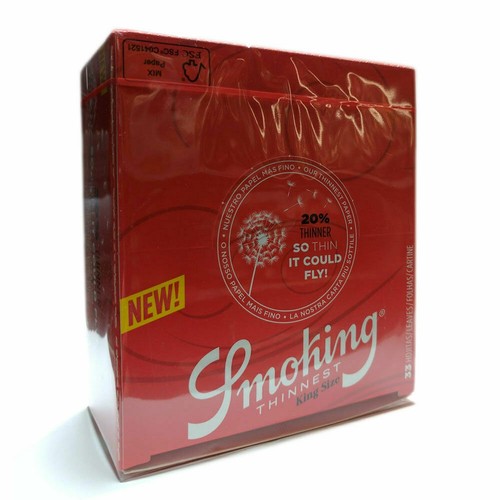 Smoking Thinnest - Ultra Thin King Size Slim Rolling Papers Multi Buy - Picture 2 of 3