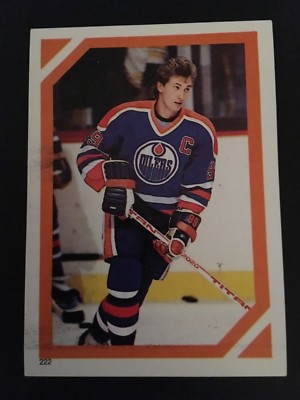 1985-86 O-Pee-Chee Album Stickers 222 Wayne Gretzky