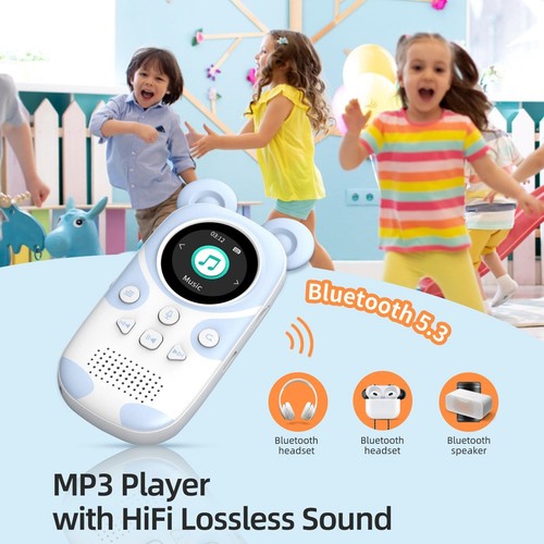 32GB Kinder MP3 Player Bluetooth 5.3 Portable mp3-player musikplayer für Kind... - Bild 4 von 8