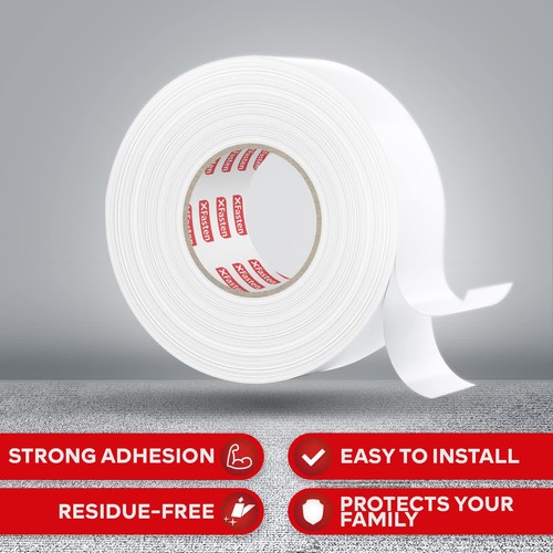 XFasten Indoor Outdoor Carpet Tape for Area Rugs 2" x 20 Yards eBay