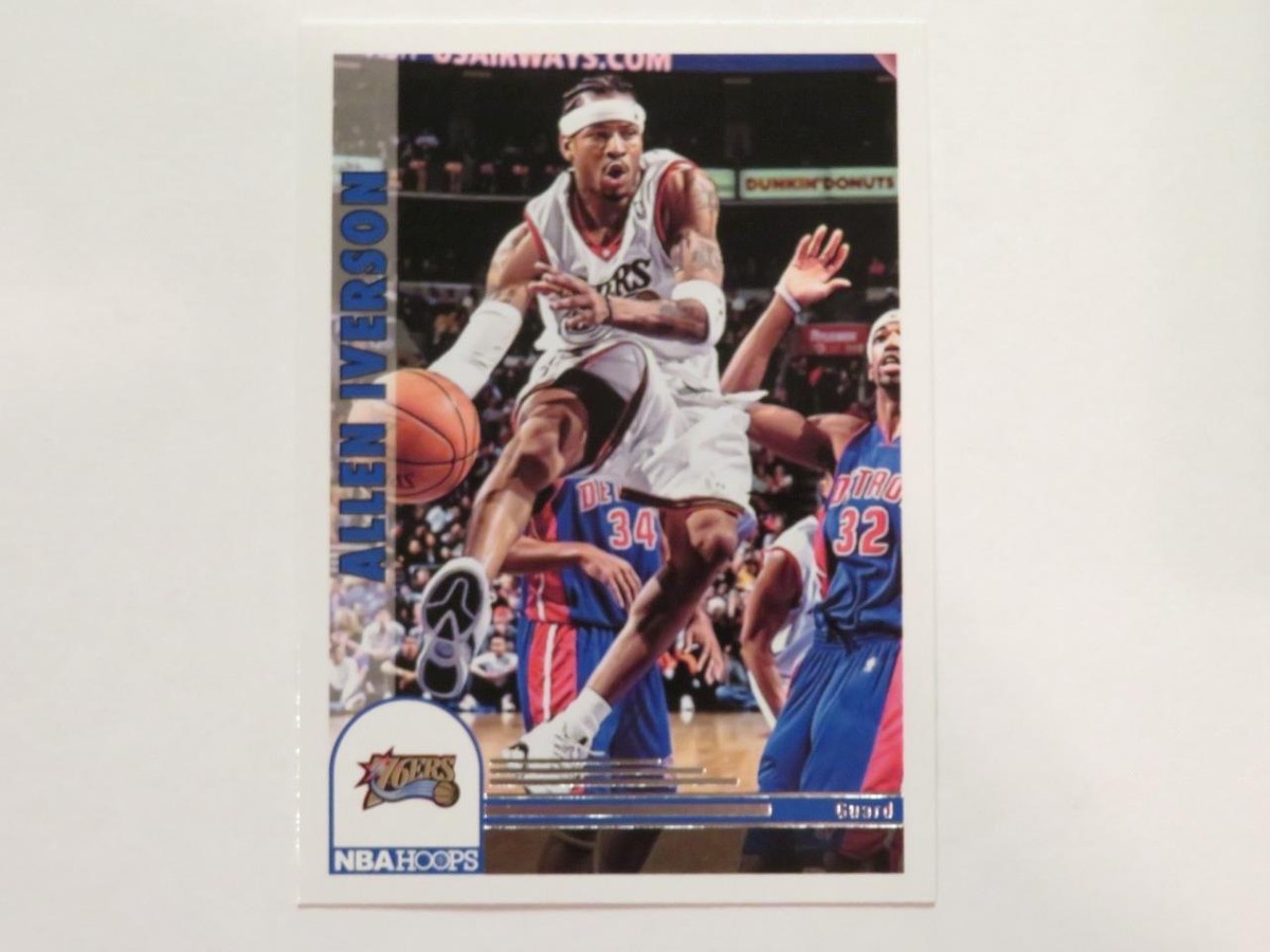 NBAカード　アイバーソン　サインカード 2022-23 Panini NBA Hoops Basketball Allen Iverson Tribute Card