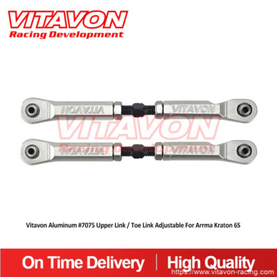 Vitavon Aluminum7075 Upper link/Toe Link Adjustable for Arrma Kraton 6S 2colors
