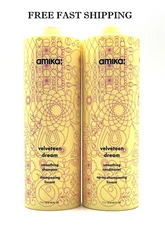 Amika Velveteen Dream Smoothing Shampoo & Conditioner 33.8 oz Duo