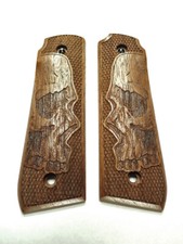 Walnut Skull Ruger Mark IV 22/45 Grips MK 4 X
