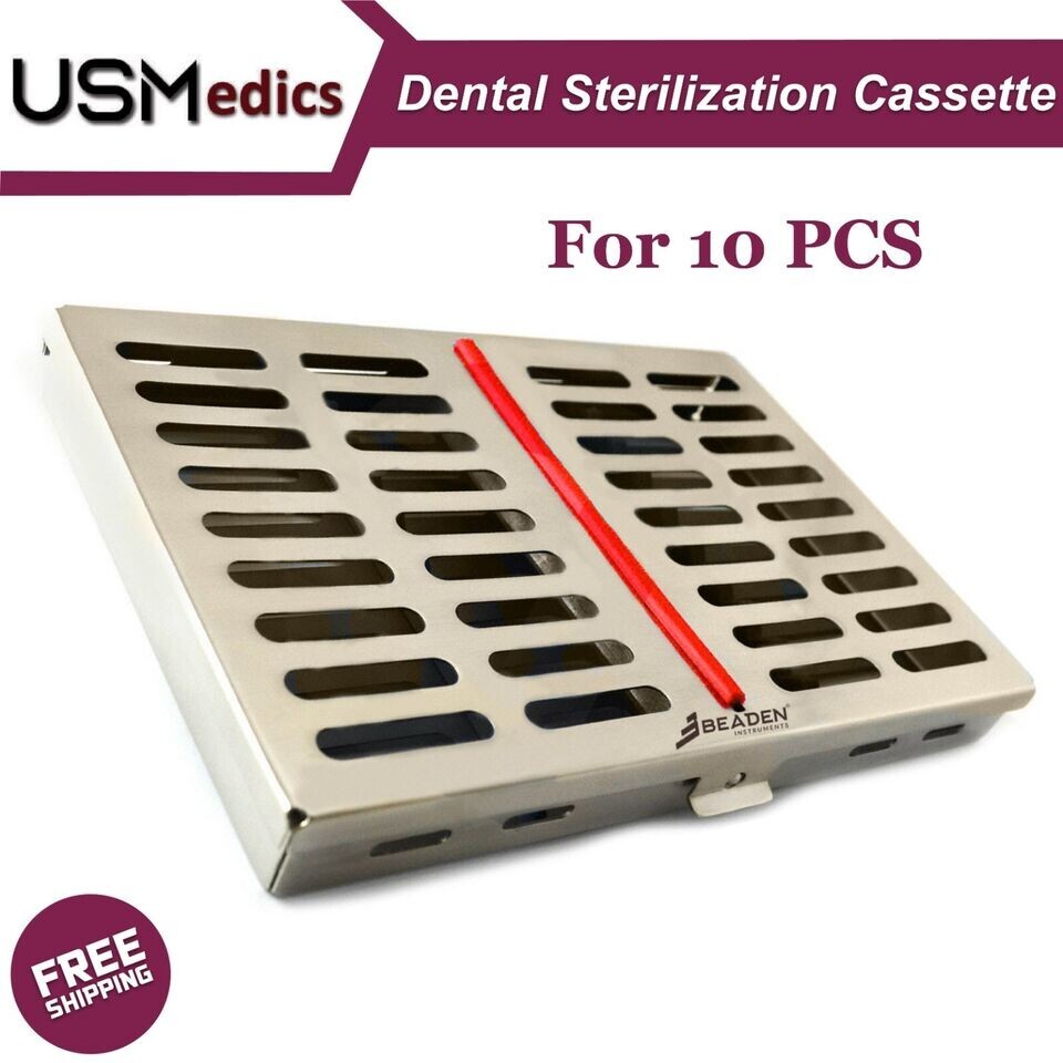 Dental Cassettes Sterilization Restorative Rack Box Tray Surgical