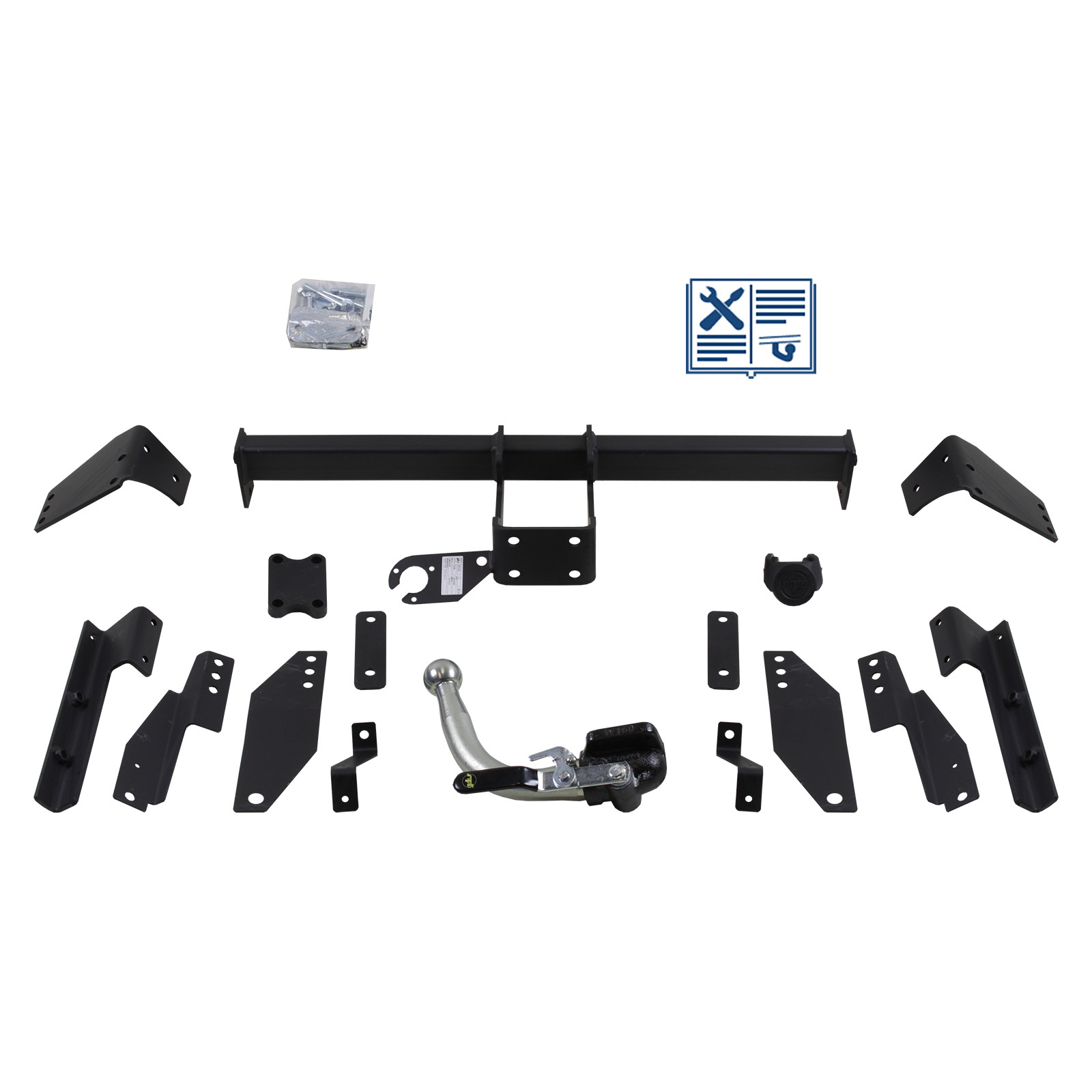 Attelage Mini Cooper sans outil GDW solution contre pare-choc abime