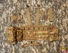 US Army OCP Multicam Molle II Tactical Assault Panel TAP Chest Rig