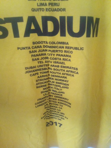 Justin Bieber 2017 Tour T Shirt Size Medium - Picture 6 of 6