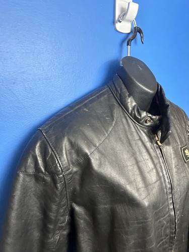 DBT leather jacket cafe racer style australian made size small/medium* - Picture 9 of 14