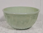Vintage Fire-King Jadeite Swirl 8" Mixing Bowl - 1950s Anchor Hocking #2