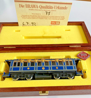 Brawa H0 Salonwagen aus Set 0815 Zertifikat Nr. 75 OVP
