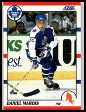 1990-91 Score American #122 Daniel Marois Toronto Maple Leafs
