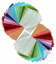50 Mulberry Paper Sheet Design Art Tissue Japan Origami Washi Wholesale Bulk Sal