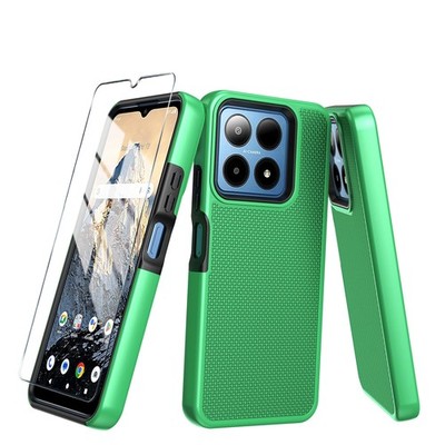 Mocotto for Boost Summit 5G Case with Tempered Glass 5G, Green