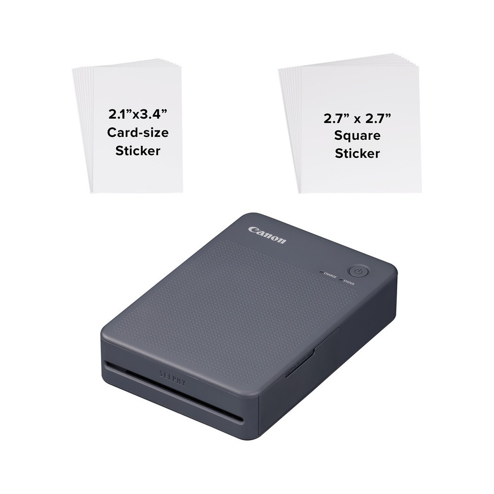 Canon SELPHY QX20 Compact Photo Printer (Dark Gray)Authorized Dealer - Full USA Warranty