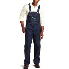 NWOT Key Imperial Men Denim Bib Overall Indigo Blue 42x32 American Gorpcore Farm