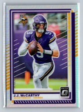J.J. McCarthy [Holo] #46 2025 Panini Donruss Optic