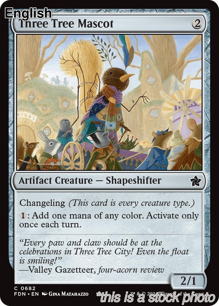 Three Tree Mascot [FDN - 682MagicNMCommonEN