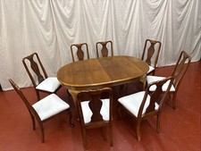 Stanley Furniture 8 X Dining Chairs & Free Dining Table Cabriole Leg Top Quality