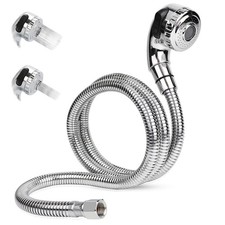 G1/4" Inlet Connection Shampoo Bowl Hose Sprayer Kit with Stainless Steel Sal...