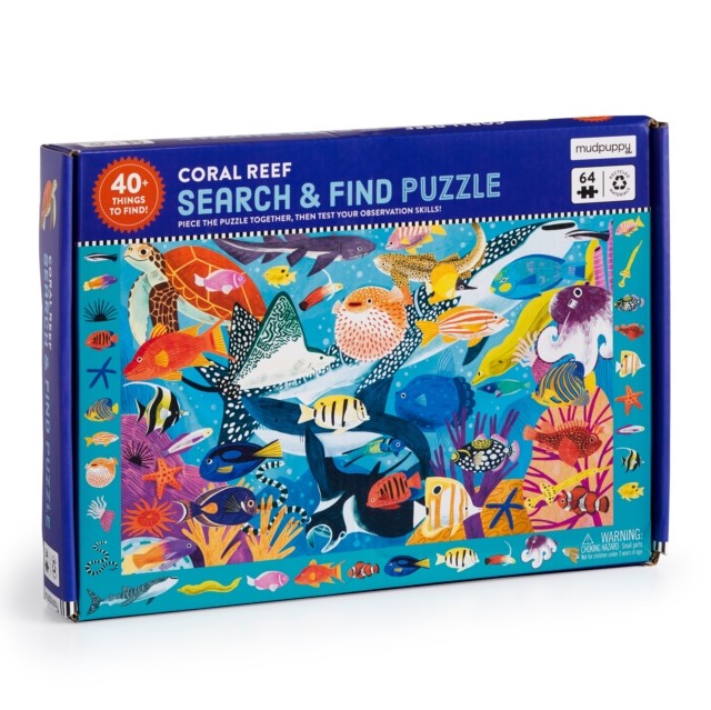 Coral Reef 64 Piece Search & Find Puzzle by Mudpuppy (Jigsaw)