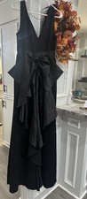 Adrianna Papell, dress . Size 10 Crepe Satin Bow Gown-NWT