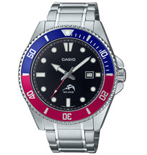 Casio MDV106DD-1A2V Men's Duro 200M Stainless Steel Black Dial Analog Watch