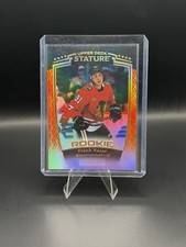 2024-25 Upper Deck Stature Hockey Frank Nazar Rookie Orange /199 Blackhawks #37