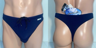 VERY RARE VINTAGE ARENA Men s Thong Swim Bikini Brief European Size Large