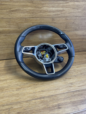 2017-2024 Porsche Boxster 718 GTS Carbon Leather Steering Wheel OEM