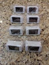 8 Pack Solar Lights 3" x 2" Deck or Step Mounting White