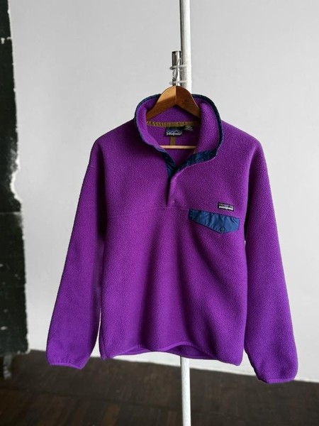 Men Patagonia Fleece Purple S