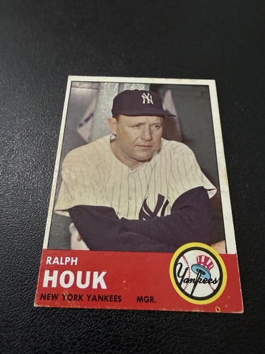 Ralph Houk #382 1963 Topps card