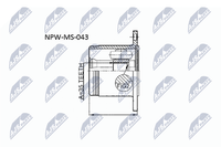 Gelenksatz Antriebswelle Nty NPW-MS-043 FüR Mitsubishi Pajero 4 Van 3 Canvas Top