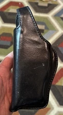 Don Hume X26 Taser Holster Black Leather Left Hand