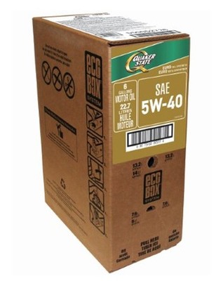 Quaker State Ult Dura Euro 5W-40 Full Synthetic Motor Oil, 1 - 6 Gallon Ecobox