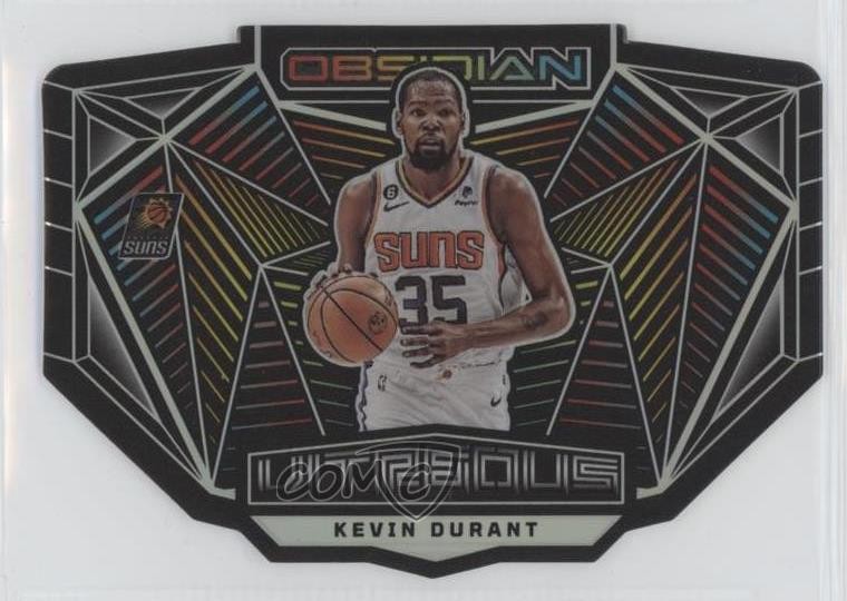 2022-23 Panini Obsidian Vitreous Kevin Durant #1 hs9