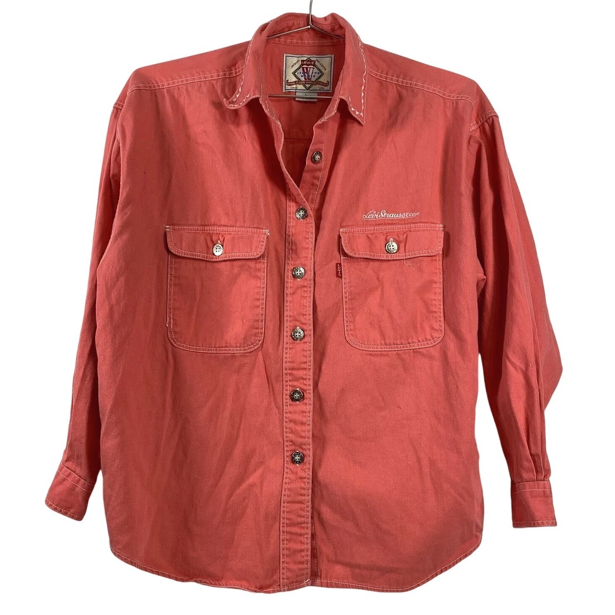 RUMBLE RED denim big shirts RED WHITE AND RUMBLE TEE - VINTAGE 