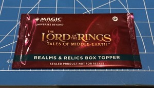 lord of the rings set booster box topper Magic Gathering the Tales of Middle-Earth Amazon.com: Magic: The Gathering The