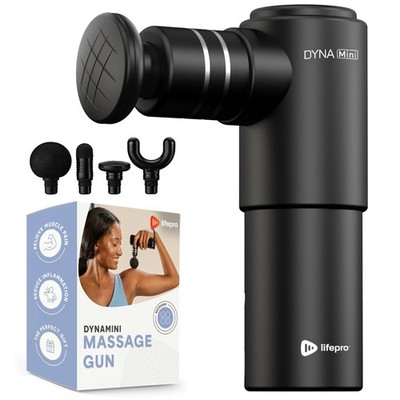 Lifepro Dynamini Compact Deep Tissue Massage Gun For Muscle Recovery 4 Speeds
