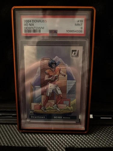 2024 Panini Donruss - Downtown! Bo Nix #19 (RC) COMES WITH SLAPMAG!!!