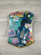Vintage Radica Tetris FlipTop Handheld Travel Game 10 Levels Retro Mattel