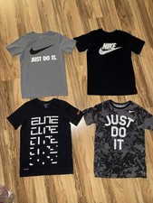 Nike Boys Youth Sz Small S 8 T-shirt Graphic Tee Shirt Cotton Lot