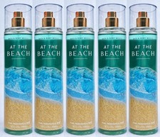 5 Bath  Body Works AT THE BEACH Fragrance Mist Body Spray 8 oz
