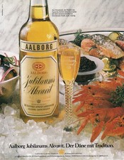 3w30603/ Reklame / Werbung aus 1982 &ndash; AALBORG Akvavit