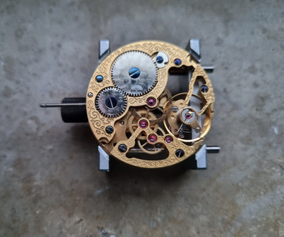 UNITAS (ETA) 6498 Uhrwerk Handaufzug 17 Jewels Skelett SWISS MADE