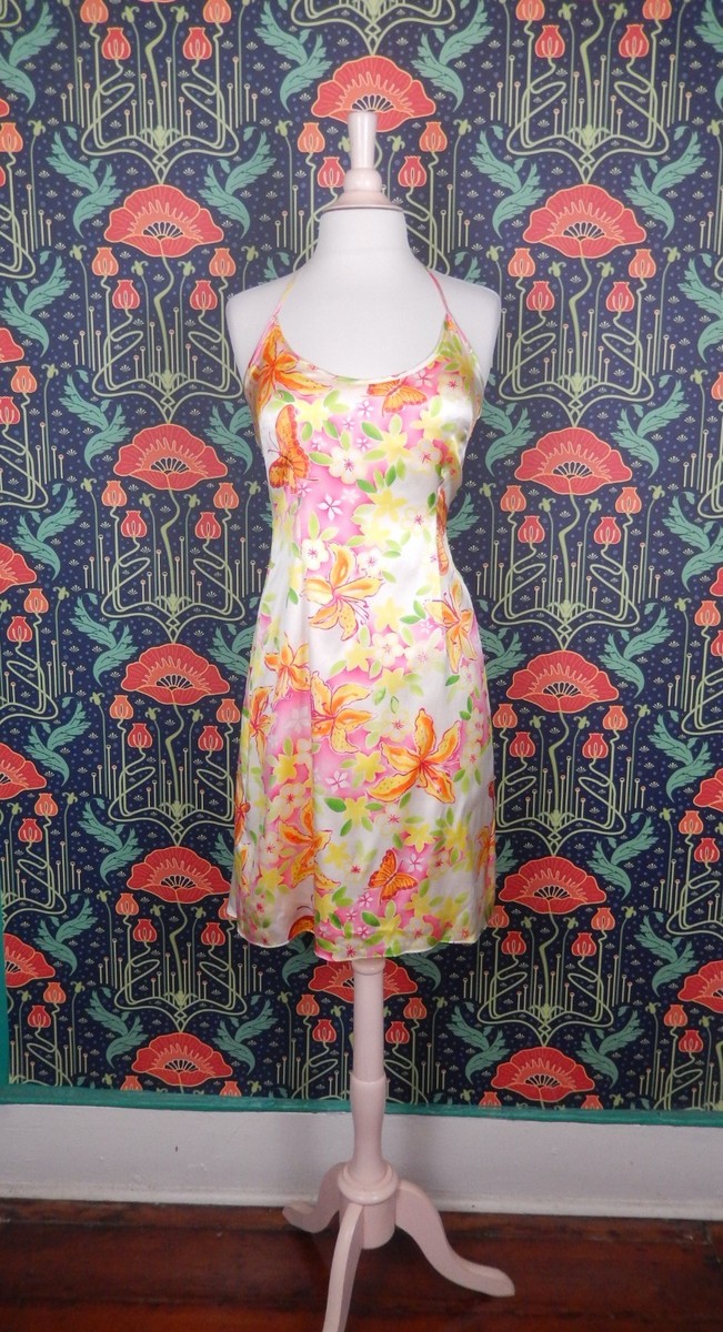 lilly pulitzer pink and orange dress Lilly Pulitzer Catherine bell Bright Pink & Orange Shift Lace-Trim Dress