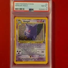 New ListingPokémon Gengar Fossil Holo Rare 1999 PSA Graded 80 HP Card 5/62