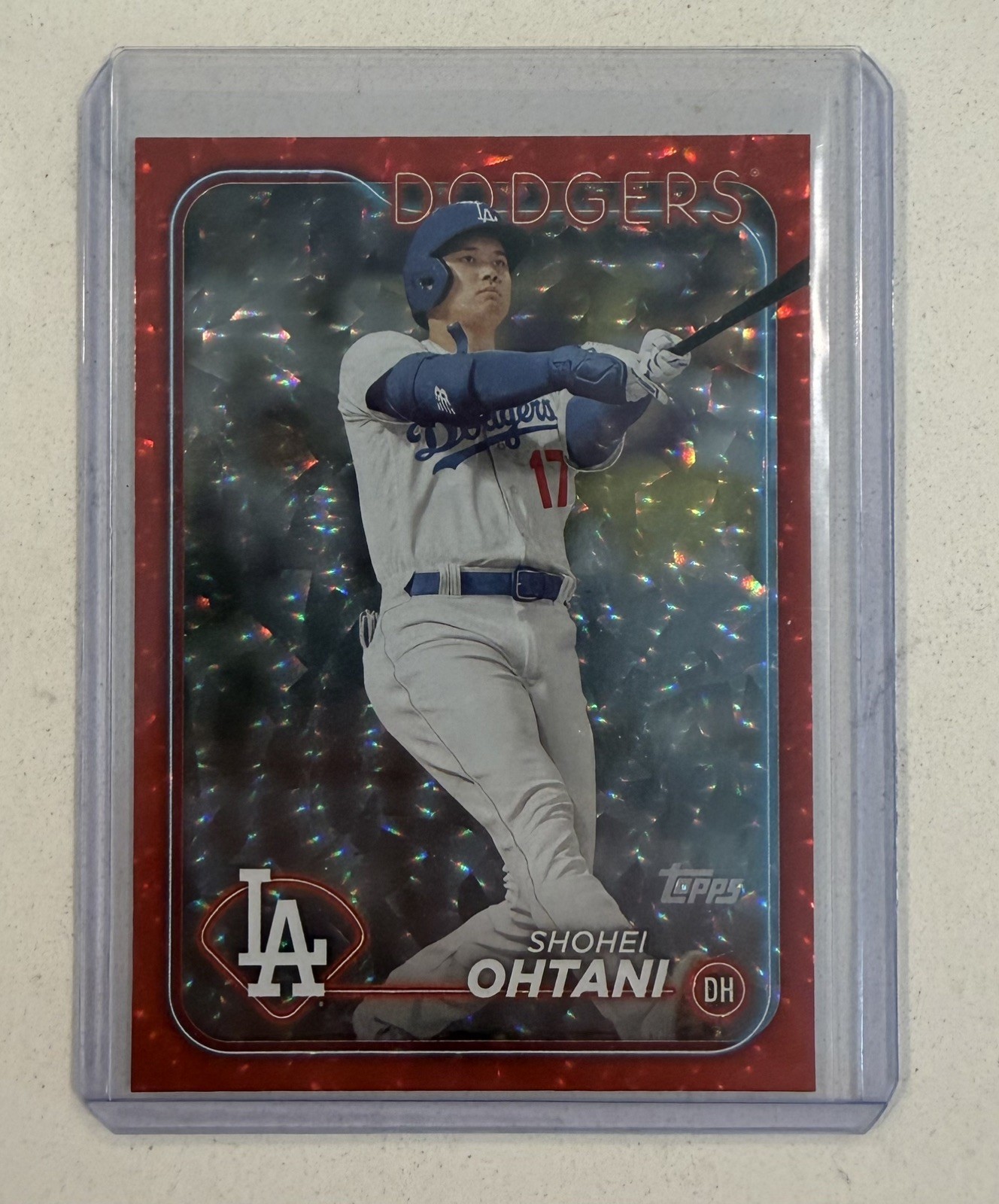 Topps 2024 Series 2 Shohei Ohtani Dodgers #500 Red Foil Parallel /199