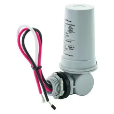 Nsi Tork 2021 Photocntrl, 1/2 In. Conduit, Flush, 120Vac, Depth: 1 5/8 In